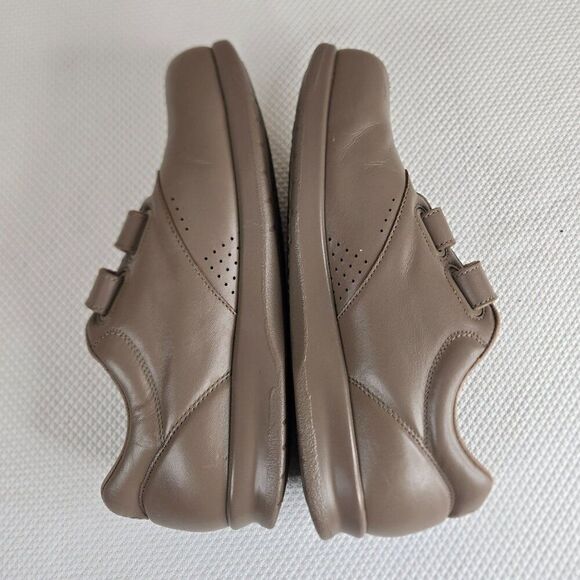 SAS Tripad Comfort Taupe Leather Womens Hook Loop Strap Shoes Size 8.5 - Picture 8 of 10